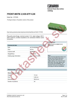 1777976 datasheet  